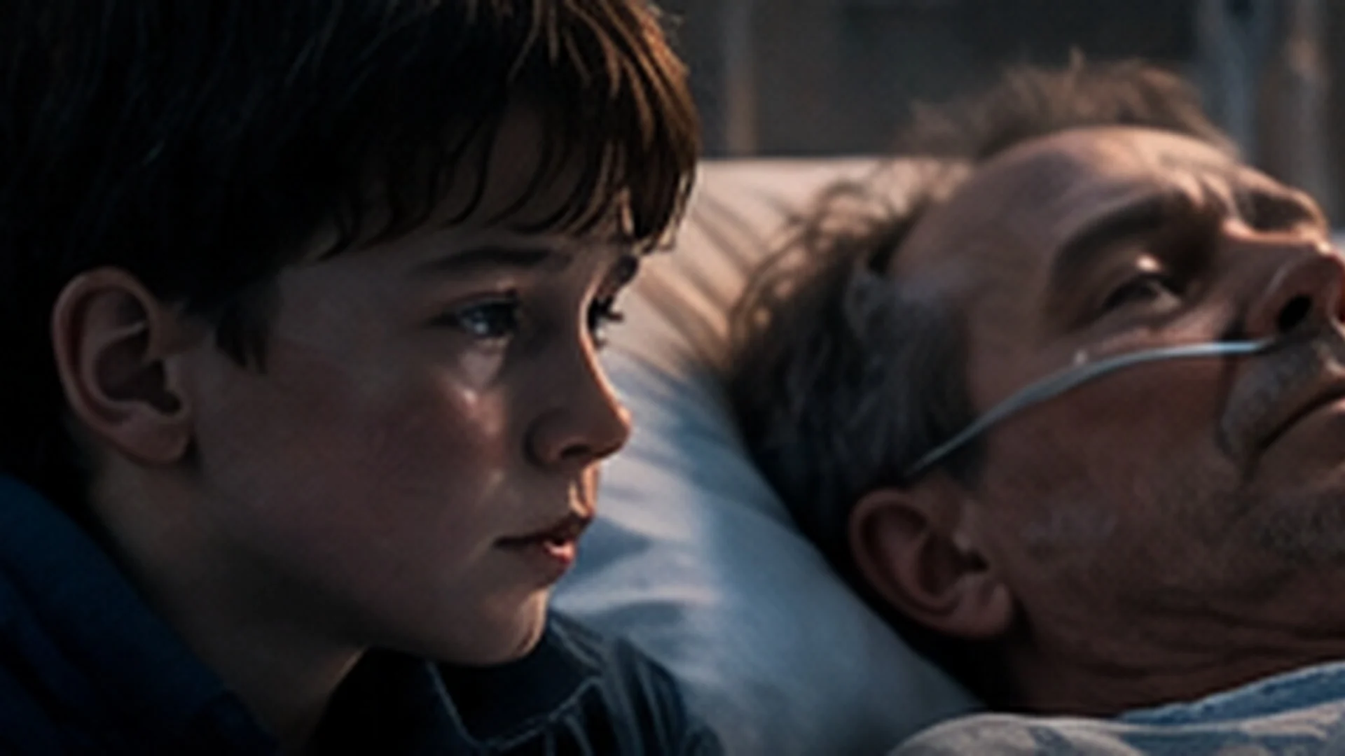 Father and son (illustrative reconstruction)